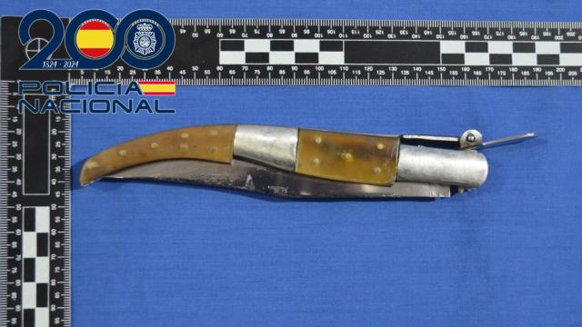 El arma utilizada que acabó con la vida del senegalés de 42 años en la calle Bordadores