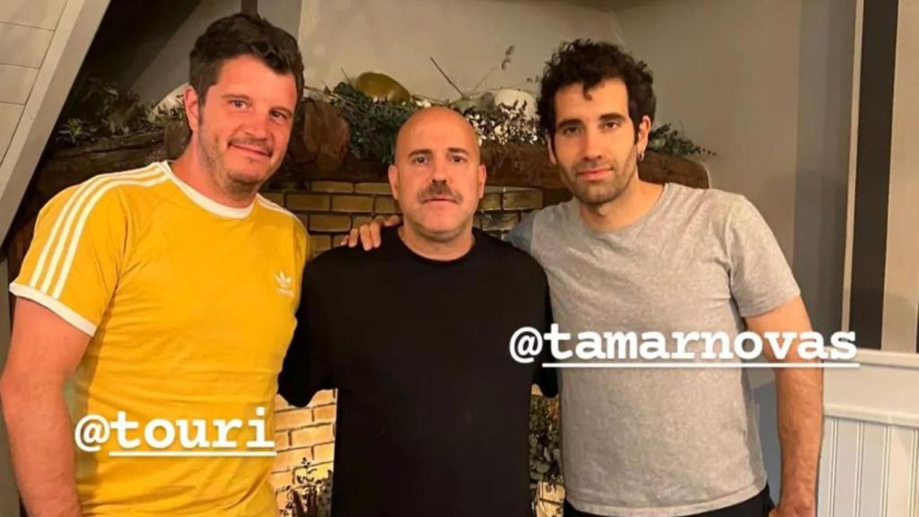 Tamar Novas y Touriñán hacen parada gastronómica en Betanzos en A Artesa da Moza Crecha