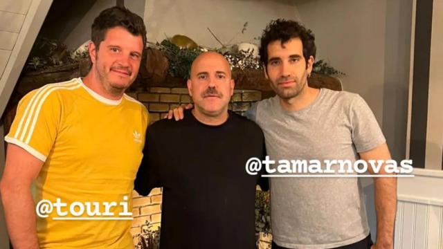 Tamar Novas y Touriñán hacen parada gastronómica en Betanzos en A Artesa da Moza Crecha