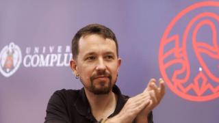 Pablo Iglesias en un acto de la Universidad Complutense de Madrid.