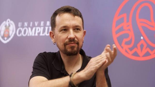 Pablo Iglesias en un acto de la Universidad Complutense de Madrid.