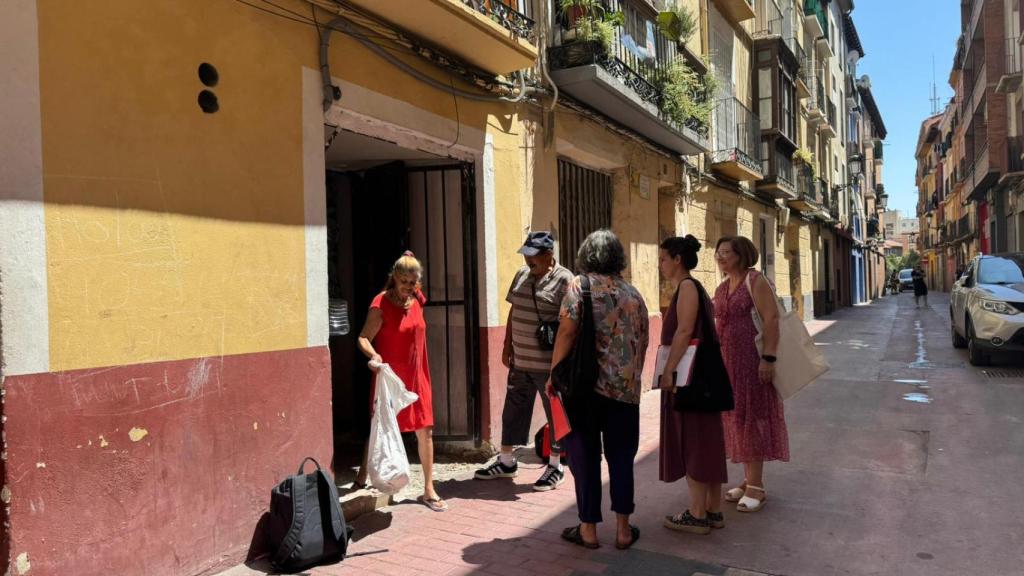 Archivo del desalojo en los edificios  72 y 74 de la calle Pignatelli.