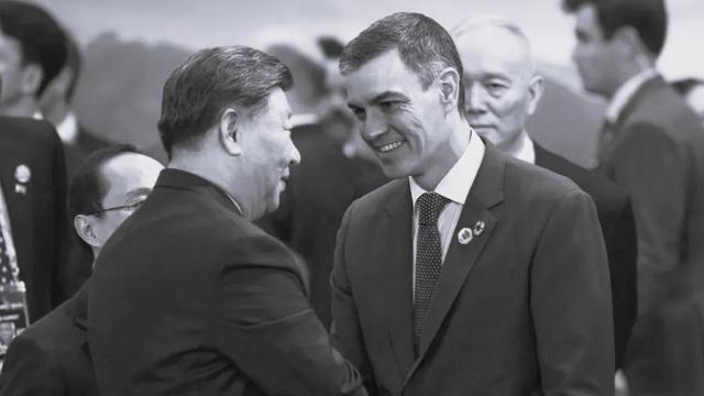 Pedro Sánchez y Xi Jinping.