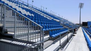 El Ibercaja Estadio, desde dentro.