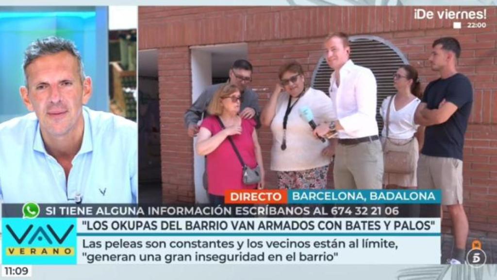 Los vecinos de Badalona en el programa 'Vamos a ver'.