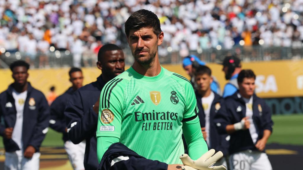 Courtois, con el Real Madrid en el Mundial de Clubes
