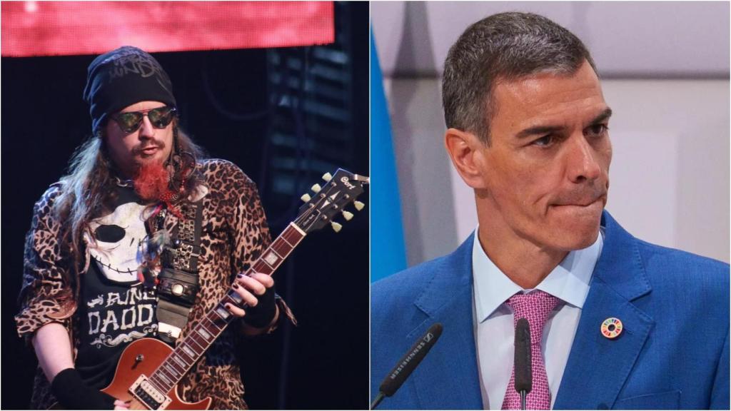 Víctor de Andrés y Pedro Sánchez en un fotomontaje.