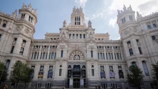 Fachada de la sede del Ayuntamiento en Cibeles.