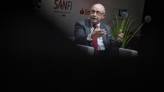 El exministro de Hacienda Cristóbal Montoro, en un acto celebrado en 2023.