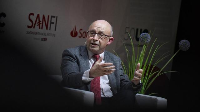 El exministro de Hacienda Cristóbal Montoro, en un acto celebrado en 2023.