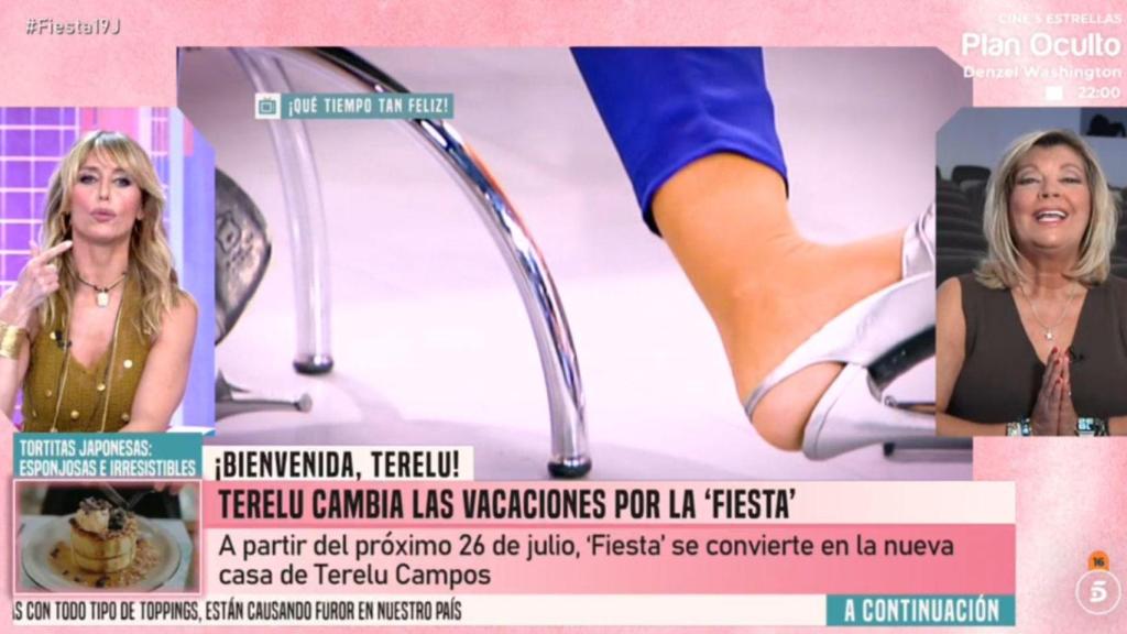 Emma García y Terelu Campos.