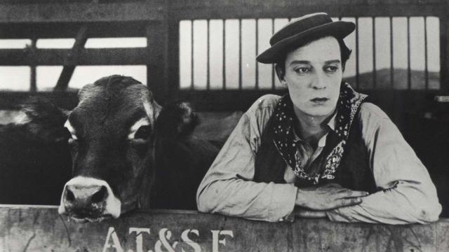 Buster Keaton en 'El rey de los cowboys' (1925)