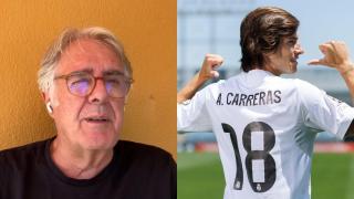 Imagen de Siro López y el último fichaje del Real Madrid, Álvaro Carreras.