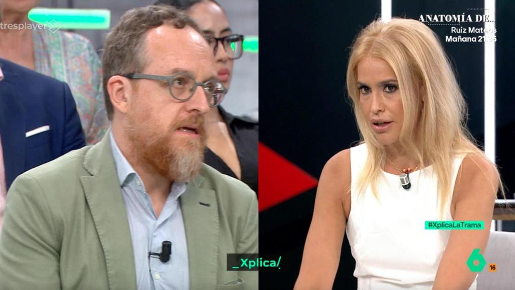 Jon Goitia y Afra Blanco en 'laSexta Xplica'.