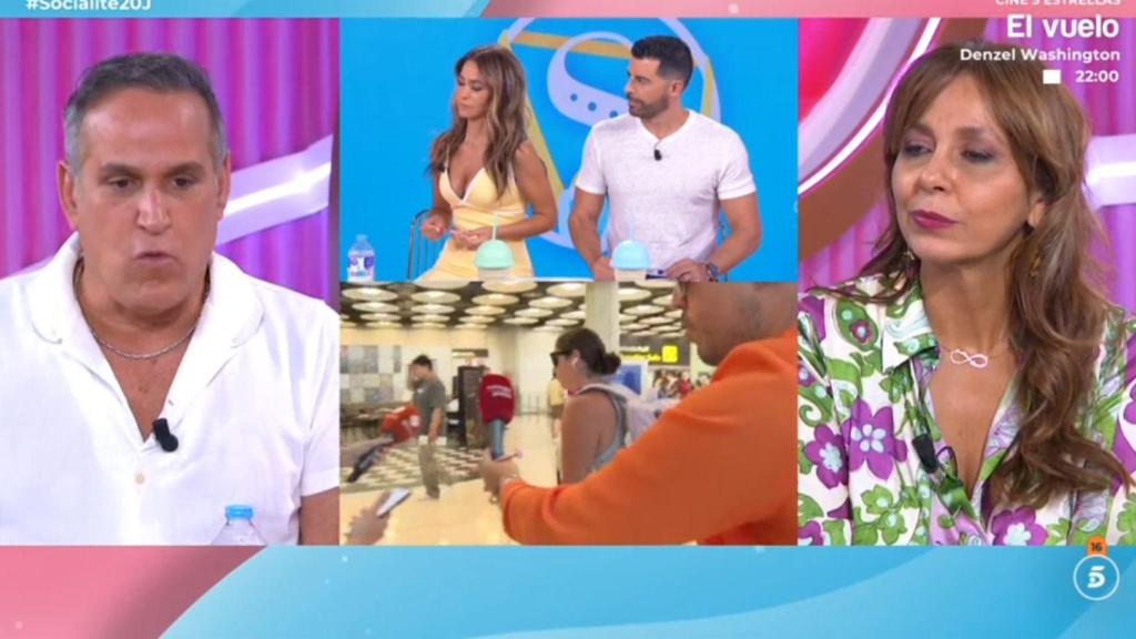 Colaboradores en plató.