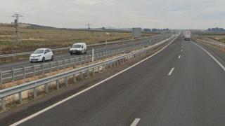 Imagen de la A-68, donde se ha producido el accidente.