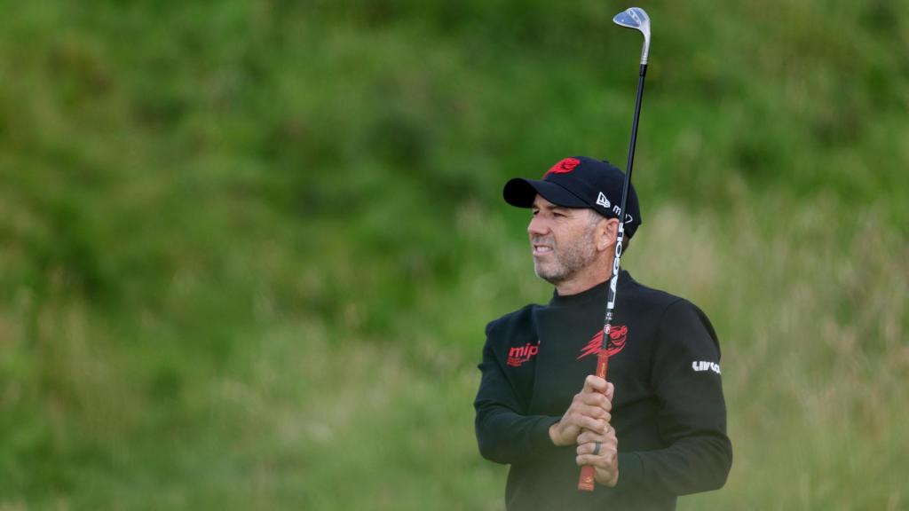 Sergio García, durante el British Open.