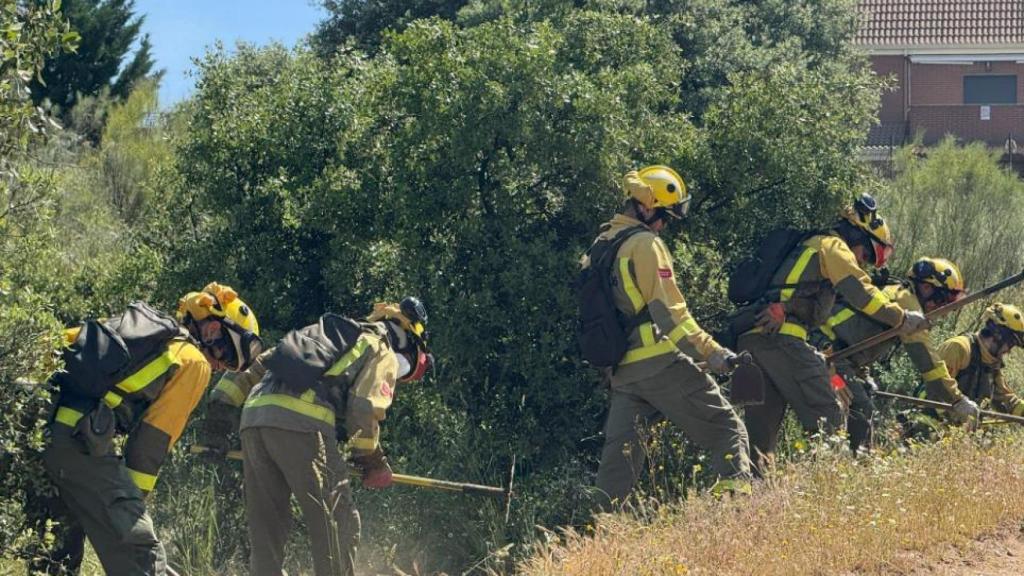 Bomberos forestales de la Comunidad de Madrid.