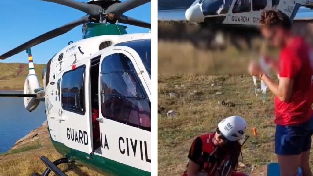 El rescate, en imágenes.