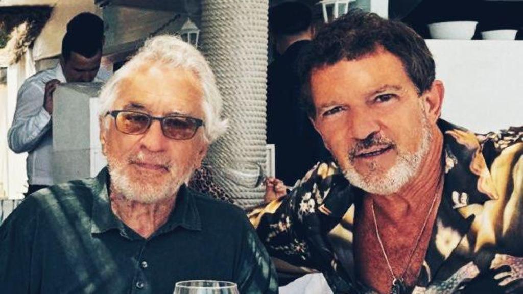 De Niro y Banderas en Marbella.