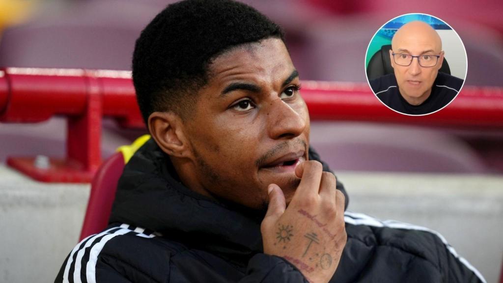 Imagen de Rashford y Maldini.