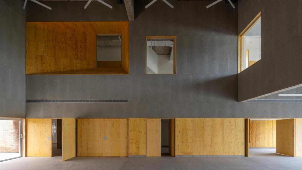 Interior de la Facultad de Ciencias de la Salud de la Universidad Carlos III de Madrid. Foto: Luis Asín