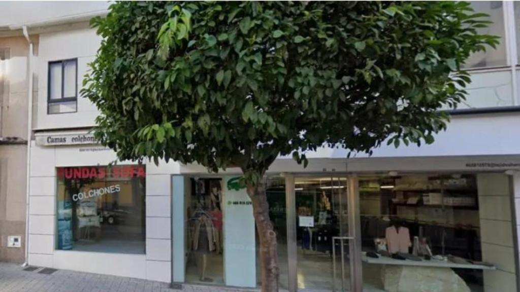 Tejidos Hernández en la calle Mayor de Molina de Segura.