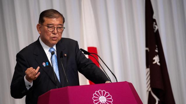 El primer ministro japonés, Shigeru Ishiba.