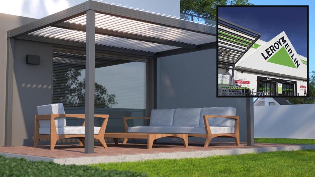 Leroy Merlin rebaja 100 euros este toldo para terraza.