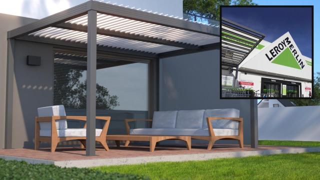 Leroy Merlin rebaja 100 euros este toldo para terraza.