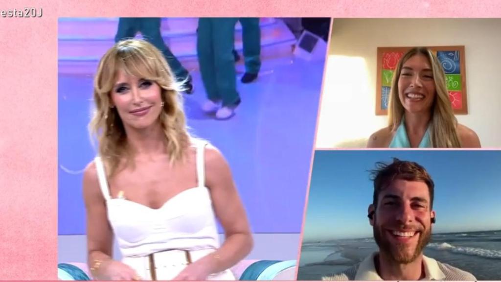 Emma García cede el testigo de 'Fiesta' a Álex Blanquer y César Muñoz.