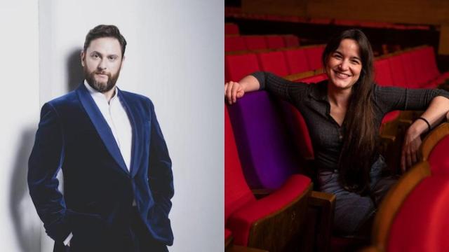 El tenor Airam Hernández y la soprano Natalia Labourdette, en un montaje de EL ESPAÑOL