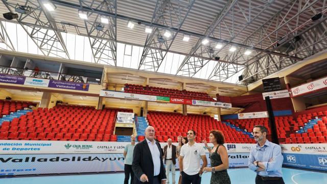 Carnero durante su visita a Huerta del Rey