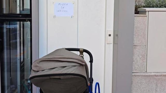 Imagen de archivo de una avería anterior de los ascensores