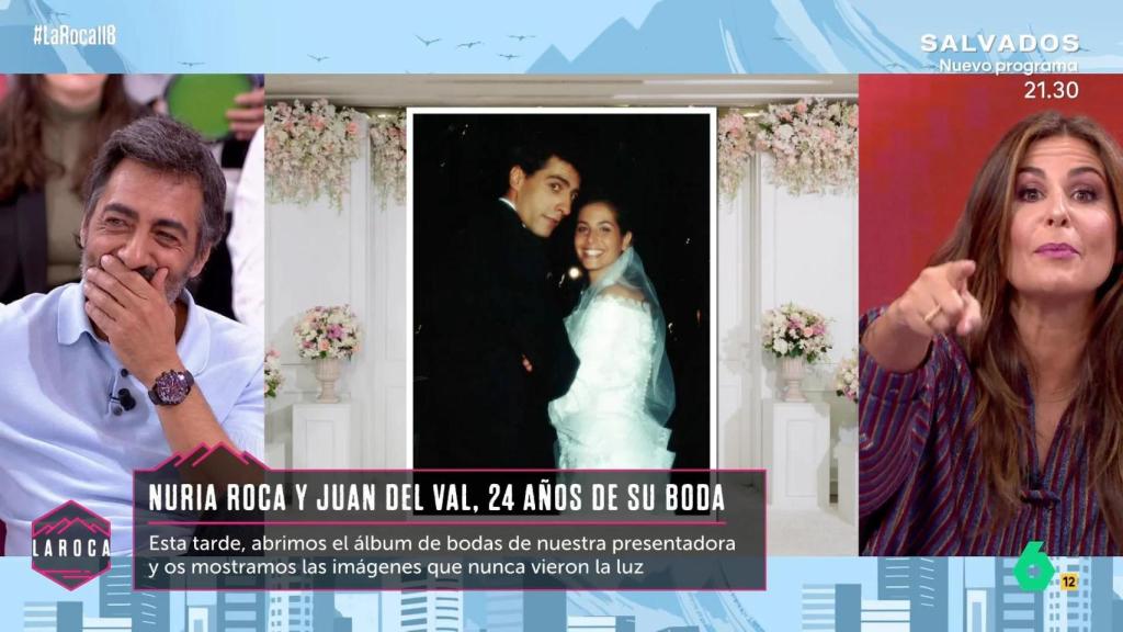 Juan del Val y Nuria Roca en 'La Roca'.