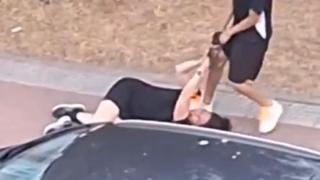 El violento atraco a una mujer en Parla.