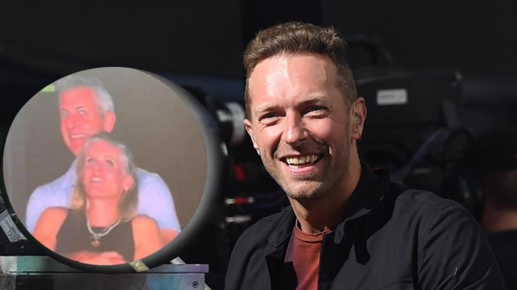 Chris Martin y Andy Byron y Kristin Cabot, la pareja de infieles, en un montaje de EL ESPAÑOL.