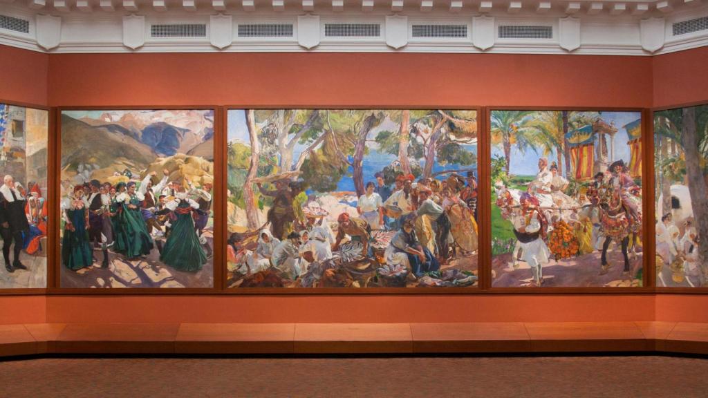 Obras de Sorolla en 'The Hispanic Society of America'.