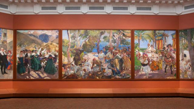Obras de Sorolla en 'The Hispanic Society of America'.