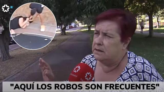 Una vecina de Parla habla sobre la agresión a una mujer.