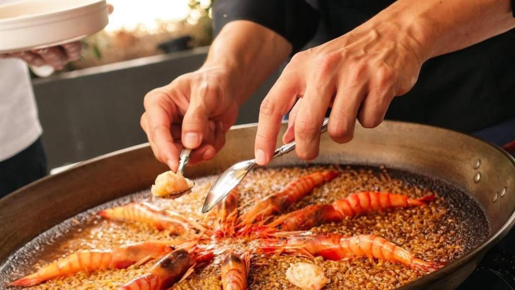 Arroz de gamba roja de Eneko.