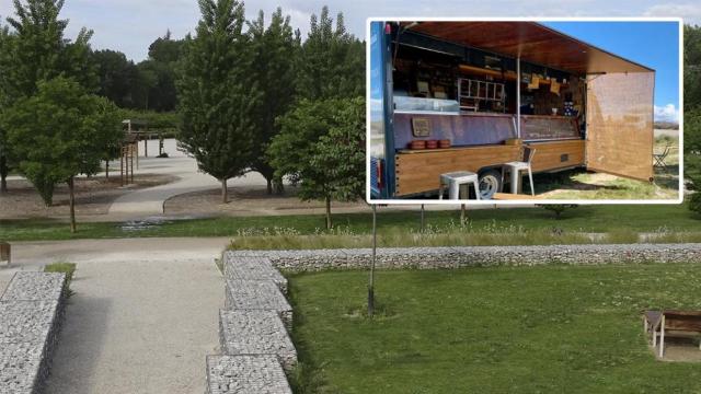 El parque del Socayo y una foodtruck