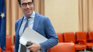 Carlos Cuerpo en la Comisión de Economía del Congreso de este lunes.