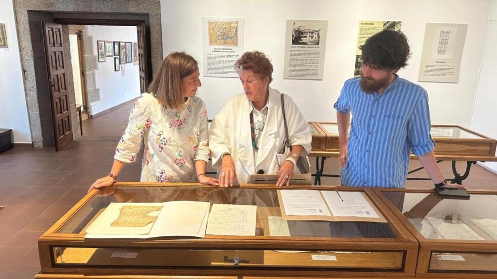 Recibimiento de un foro de una finca de Cortiñán en el Archivo de Betanzos (A Coruña).