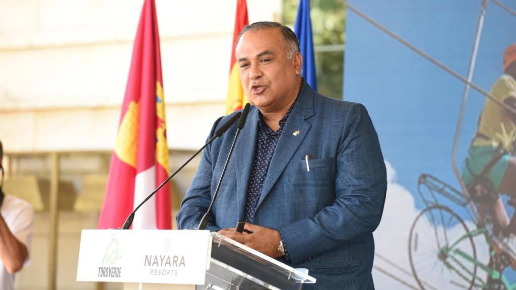 Jorge Jorge, CEO de Toro Verde, en un acto en Cuenca.