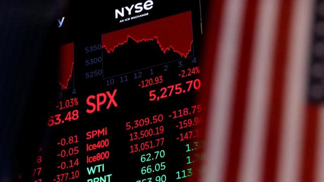 Interior del edificio de la Bolsa de Nueva York.