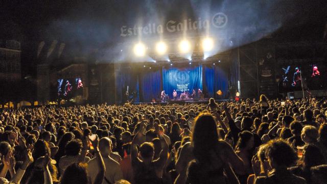 Instante de uno de los conciertos.