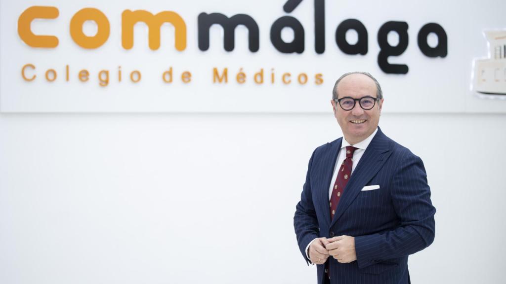 El doctor José Antonio Trujillo, vicepresidente del Colegio de Médicos de Málaga.