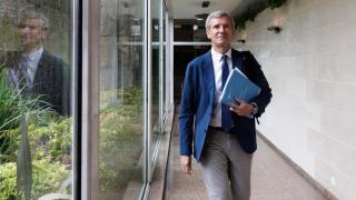 El presidente de la Xunta de Galicia Alfonso Rueda este lunes tras el Consello da Xunta.