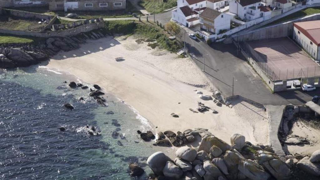 Playa de O Touro, en Ribeira.